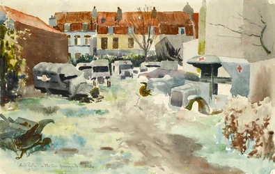 Le cimetière des voitures, Malo, c.1919